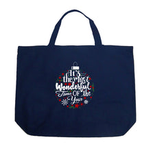 Load image into Gallery viewer, Christmas Ornament - Large Word Art Tote Bag