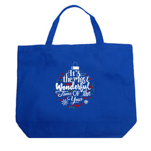 Load image into Gallery viewer, Christmas Ornament - Large Word Art Tote Bag