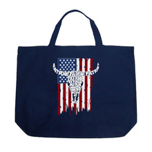 Load image into Gallery viewer, Patriot Flag - Large Word Art Tote Bag
