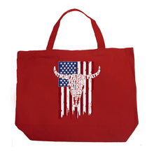Load image into Gallery viewer, Patriot Flag - Large Word Art Tote Bag