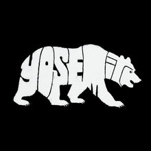 Load image into Gallery viewer, Yosemite Bear - Men's Word Art Hooded Sweatshirt