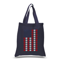 Load image into Gallery viewer, Soccer Flag - Small Word Art Tote Bag