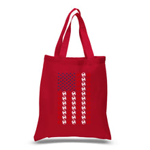 Load image into Gallery viewer, Soccer Flag - Small Word Art Tote Bag