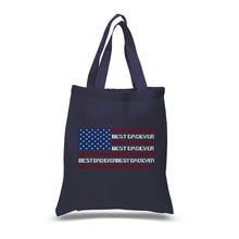 Load image into Gallery viewer, Best Dad Ever Flag - Small Word Art Tote Bag
