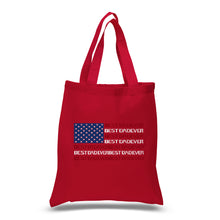 Load image into Gallery viewer, Best Dad Ever Flag - Small Word Art Tote Bag