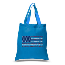 Load image into Gallery viewer, Best Dad Ever Flag - Small Word Art Tote Bag