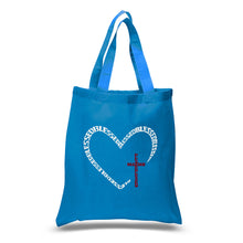 Load image into Gallery viewer, Blessed Heart - Small Word Art Tote Bag