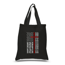Load image into Gallery viewer, Cross Flag - Small Word Art Tote Bag