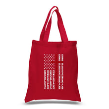 Load image into Gallery viewer, Cross Flag - Small Word Art Tote Bag