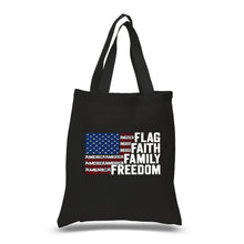 Load image into Gallery viewer, Faith Flag - Small Word Art Tote Bag