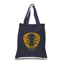 Load image into Gallery viewer, Guitar Pick Genres - Small Word Art Tote Bag