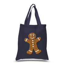 Load image into Gallery viewer, Gingerbread - Small Word Art Tote Bag
