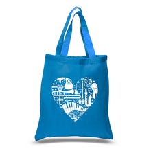 Load image into Gallery viewer, Musical Instrument Heart - Small Word Art Tote Bag