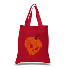 Load image into Gallery viewer, Evil Pumpkin - Small Word Art Tote Bag