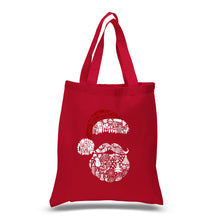 Load image into Gallery viewer, Santa Pics - Small Word Art Tote Bag