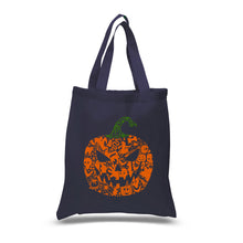 Load image into Gallery viewer, Halloween Pumpkin - Small Word Art Tote Bag