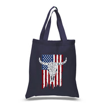 Load image into Gallery viewer, Patriot Flag - Small Word Art Tote Bag