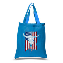 Load image into Gallery viewer, Patriot Flag - Small Word Art Tote Bag