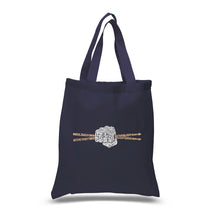 Load image into Gallery viewer, Drum Sticks - Small Word Art Tote Bag