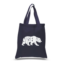 Load image into Gallery viewer, Yosemite Bear - Small Word Art Tote Bag