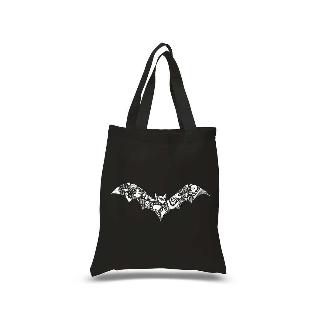 Halloween Bat - Small Word Art Tote Bag