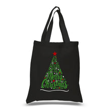 Load image into Gallery viewer, We Wish You A Merry Christmas - Small Word Art Tote Bag