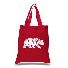 Load image into Gallery viewer, Yellowstone Bear - Small Word Art Tote Bag