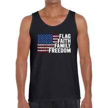 Load image into Gallery viewer, Faith Flag - Men's Word Art Tank Top
