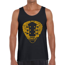 Load image into Gallery viewer, Guitar Pick Genres - Men's Word Art Tank Top