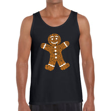 Load image into Gallery viewer, Gingerbread - Men&#39;s Word Art Tank Top