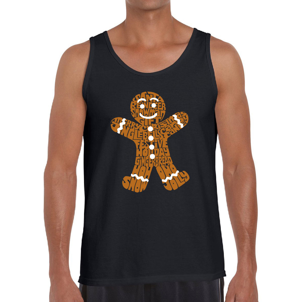 Gingerbread - Men's Word Art Tank Top