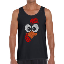 Load image into Gallery viewer, Turkey Face - Men&#39;s Word Art Tank Top