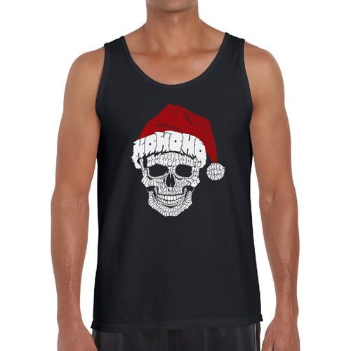 Santa Skull - Men's Word Art Tank Top