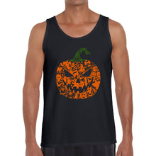 Load image into Gallery viewer, Halloween Pumpkin - Men's Word Art Tank Top