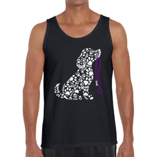 Load image into Gallery viewer, Dog Leash - Men's Word Art Tank Top