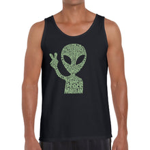 Load image into Gallery viewer, Peace Alien - Men's Word Art Tank Top