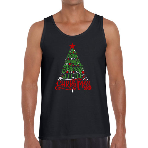 Have Yourself a Merry Little Christmas - Men's Word Art Tank Top