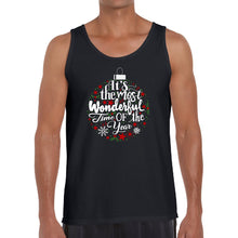 Load image into Gallery viewer, Christmas Ornament - Men's Word Art Tank Top
