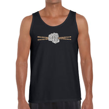 Load image into Gallery viewer, Drum Sticks - Men's Word Art Tank Top