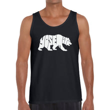 Load image into Gallery viewer, Yosemite Bear - Men's Word Art Tank Top