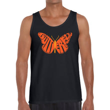 Load image into Gallery viewer, Butterfly - Men&#39;s Word Art Tank Top