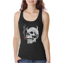 Load image into Gallery viewer, 7 Deadly Sins Skull - Women&#39;s Word Art Tank Top