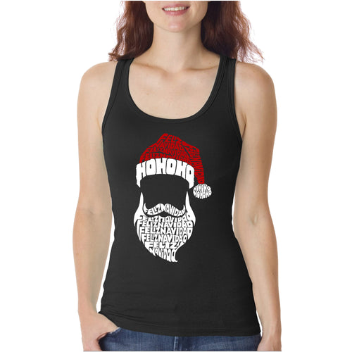 Feliz Navidad Santa Claus - Women's Word Art Tank Top