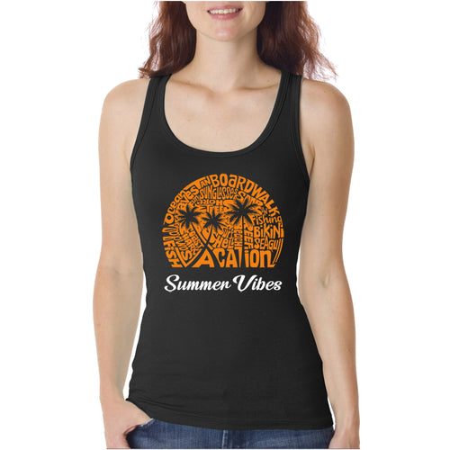 Summer Vibes - Women's Word Art Tank Top