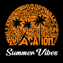 Load image into Gallery viewer, Summer Vibes - Women&#39;s Plus Size Word Art Tank Top