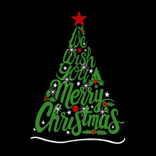 Load image into Gallery viewer, We Wish You A Merry Christmas - Men&#39;s Raglan Baseball Word Art T-Shirt