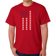 Load image into Gallery viewer, Soccer Flag - Men's Word Art T-Shirt