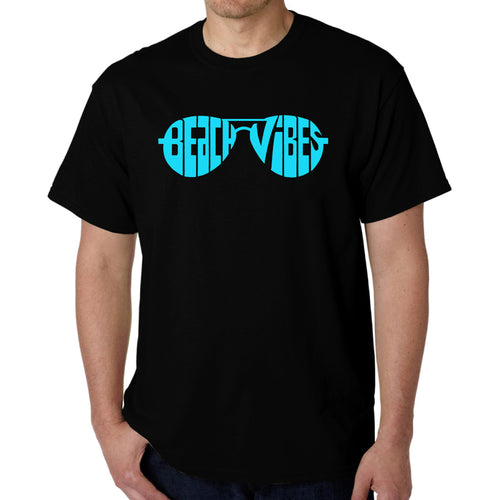 Beach Vibes - Men's Word Art T-Shirt