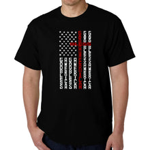 Load image into Gallery viewer, Cross Flag - Men's Word Art T-Shirt
