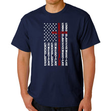 Load image into Gallery viewer, Cross Flag - Men's Word Art T-Shirt